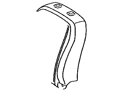 Toyota 71551-12E00 Pad, Front Seat Back, RH