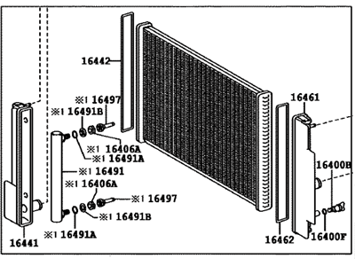 2014 Scion xB Radiator - 16400-28651