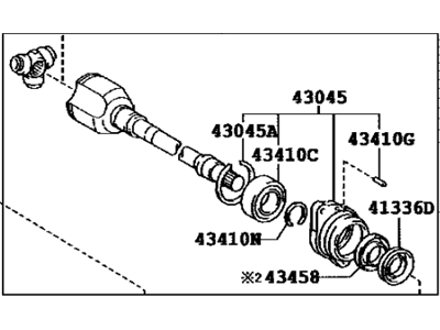 Scion tC CV Joint - 43030-44021