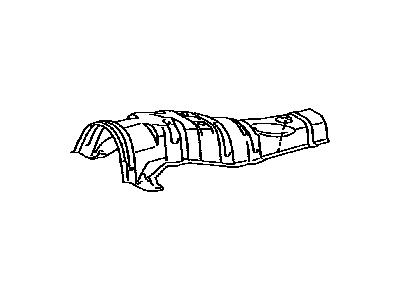 Toyota 58153-12180 INSULATOR, Front Floor Heat