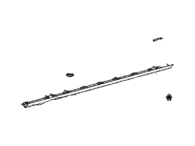 Toyota 75852-12090-F0 Moulding, Body Rocker Panel, LH