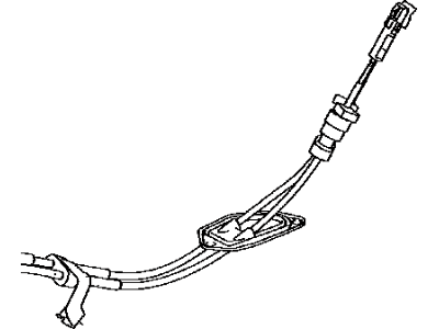 Toyota 33820-12D50 Cable Assy, Transmission Control