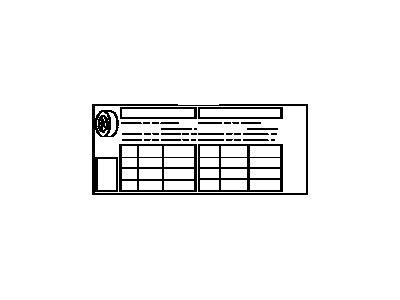 Toyota 42661-12E51 Label, Tire Pressure