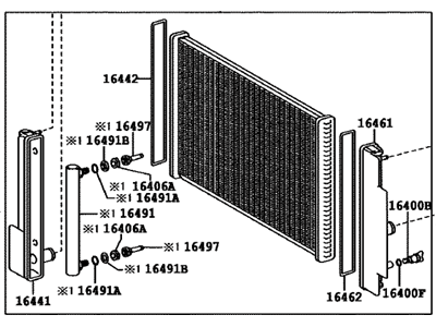 2013 Scion xB Radiator - 16400-28661