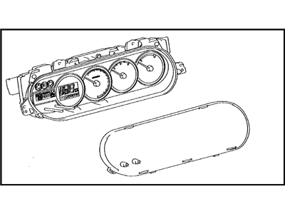 Scion xB Instrument Cluster - 83800-12T30