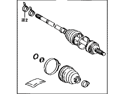 Scion xB CV Joint - 43470-80348