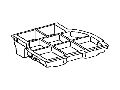 Toyota 64993-01010 Box, Deck Floor, Rear