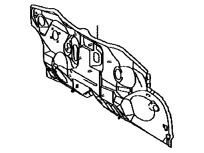 Toyota 55101-12B90 Panel Sub-Assembly, Dash