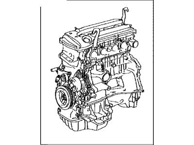 Toyota 19000-28C80 Engine Assembly,Partial