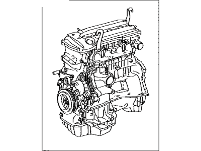 Toyota 19000-0H190 Engine Assembly, Partial