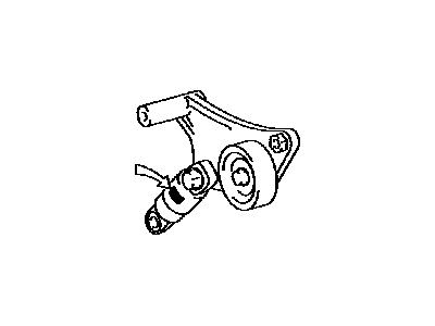 Toyota 16620-0H030 TENSIONER Assembly, V-RIBBED Belt