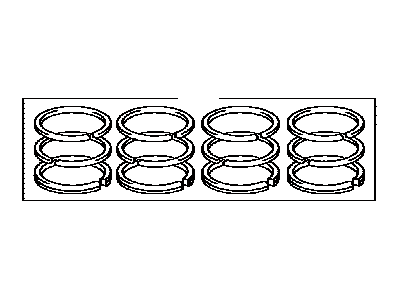 Toyota 13011-28161 Ring Set, Piston