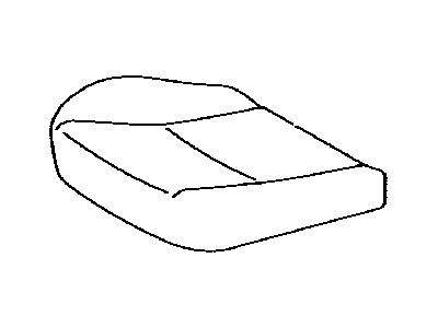 Toyota 71072-52N32-B1 Front Seat Cushion Cover, Left(For Separate Type)