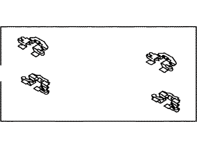 Toyota 04948-06035 Fitting Kit, Disc Brake