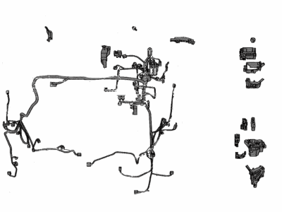 Toyota 82111-5CQ30 Wire, Engine Room Main