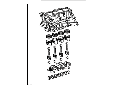 Toyota 11400-21411 Block Assembly, Short