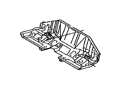 Toyota 57605-52160 Member Sub-Assembly, Rear