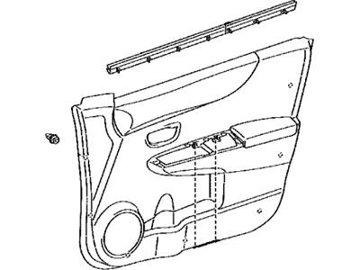 Toyota 67620-5CB21-B1 Panel Assembly, Door Trim