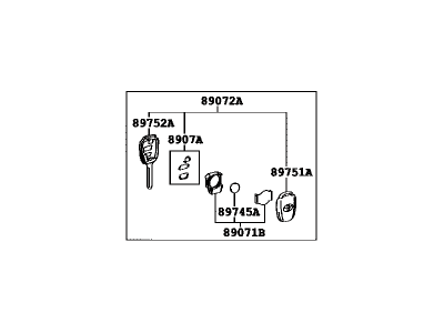 Toyota 89070-52D90 Transmitter Assembly, Do