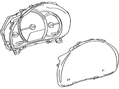 Toyota Yaris Speedometer - 83800-F5470