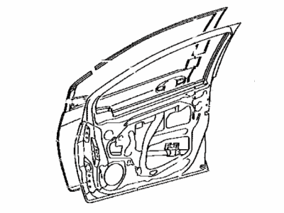 Toyota 67001-52570 Panel Sub-Assembly, Front D