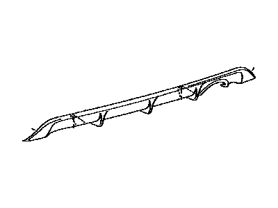 Toyota 52453-52010 Guard, Rear Bumper, Ct