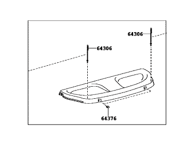 Toyota 64330-52390-C0 Panel Assembly, Package