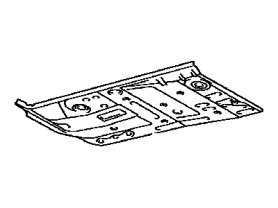 Toyota 58111-0R010 Pan, Front Floor, RH