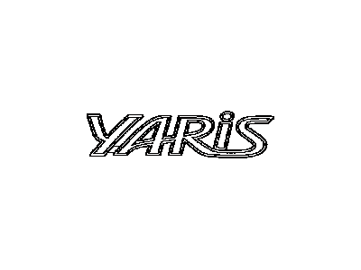 Toyota Yaris Emblem - 75442-52370