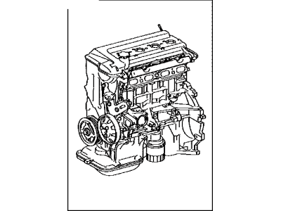 Toyota 19000-21C11 Engine Assembly,Partial