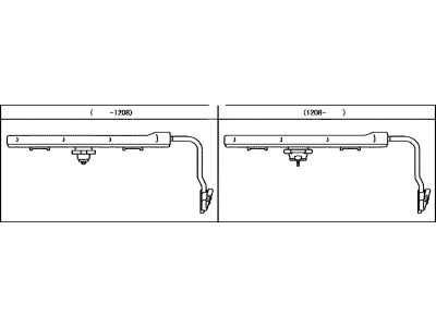 2009 Toyota Yaris Fuel Rail - 23807-21051