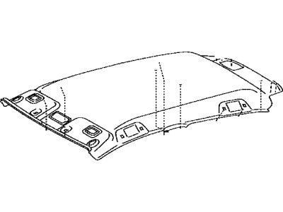 Toyota 63310-52A81-B0 HEADLINING Assembly, Roof