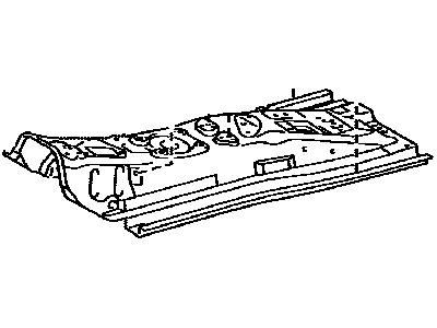 Toyota 58113-52917 Panel, Front Floor, Center