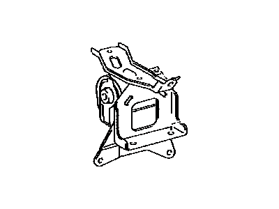 Toyota 12372-21330 INSULATOR, Engine Mounting