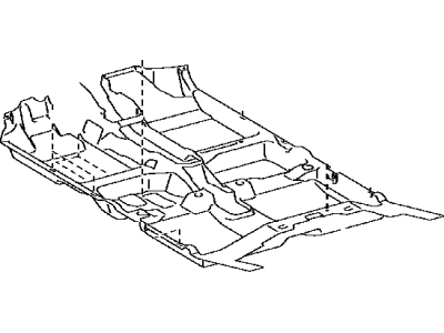 Toyota 58510-52K80-B1 Carpet Assembly, Floor