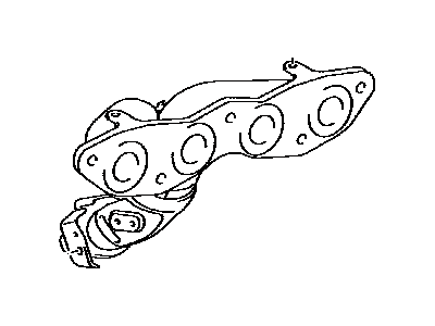 2013 Toyota Yaris Catalytic Converter - 17141-21210