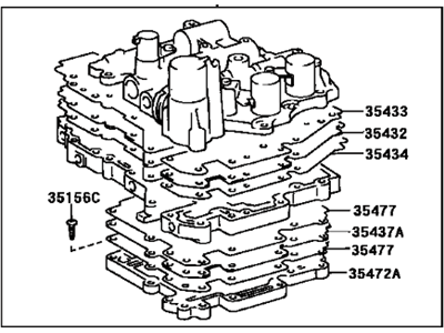 2000 Toyota Avalon Valve Body - 35410-41010