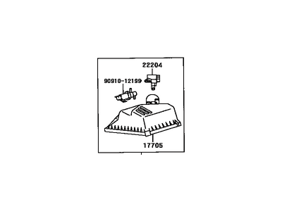 Toyota 22020-0A090 Meter Assy, Air Flow W/Air Cleaner