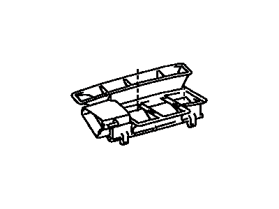 Toyota 55840-07010 Duct Assy, Heater To Register