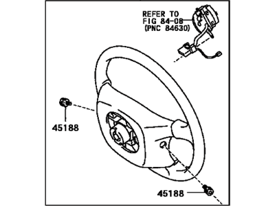 2004 Toyota Avalon Steering Wheel - 45100-07160-A1