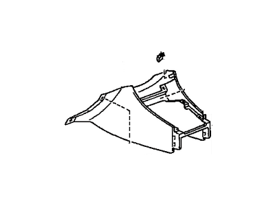 2000 Toyota Avalon Center Console Base - 58810-AC030-E0