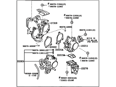 Toyota 22210-0A110 Throttle Body Assembly