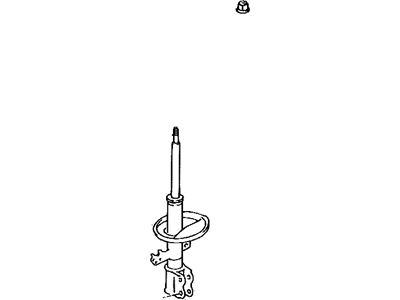 Toyota 48540-A9190 Shock Absorber Assembly Rear Left