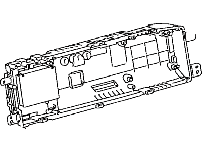 Toyota 83240-07170 Case Assembly, Center Display