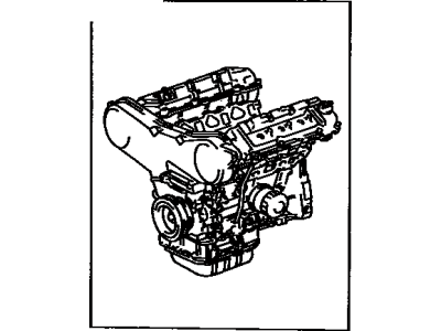 Toyota 19000-0A090 Engine Assembly, Partial