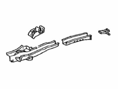 Toyota 57601-07050 Member Sub-Assembly, Rear Floor Side, RH