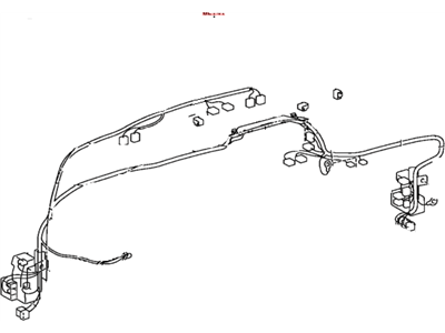 Toyota 82141-07530 Wire, Instrument Panel