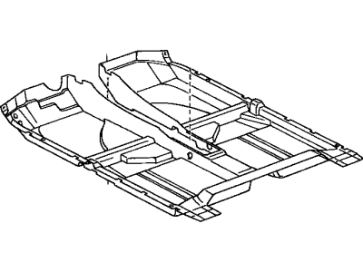 Toyota 58510-AC040-B0 Carpet Assy, Front Floor, Front