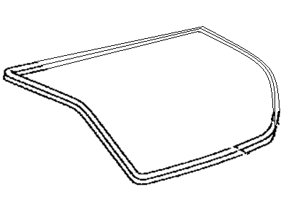 Toyota 64461-AC020 Weatherstrip, Luggage Compartment Door