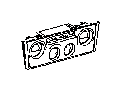 Toyota 55911-41010 Base, Heater Control